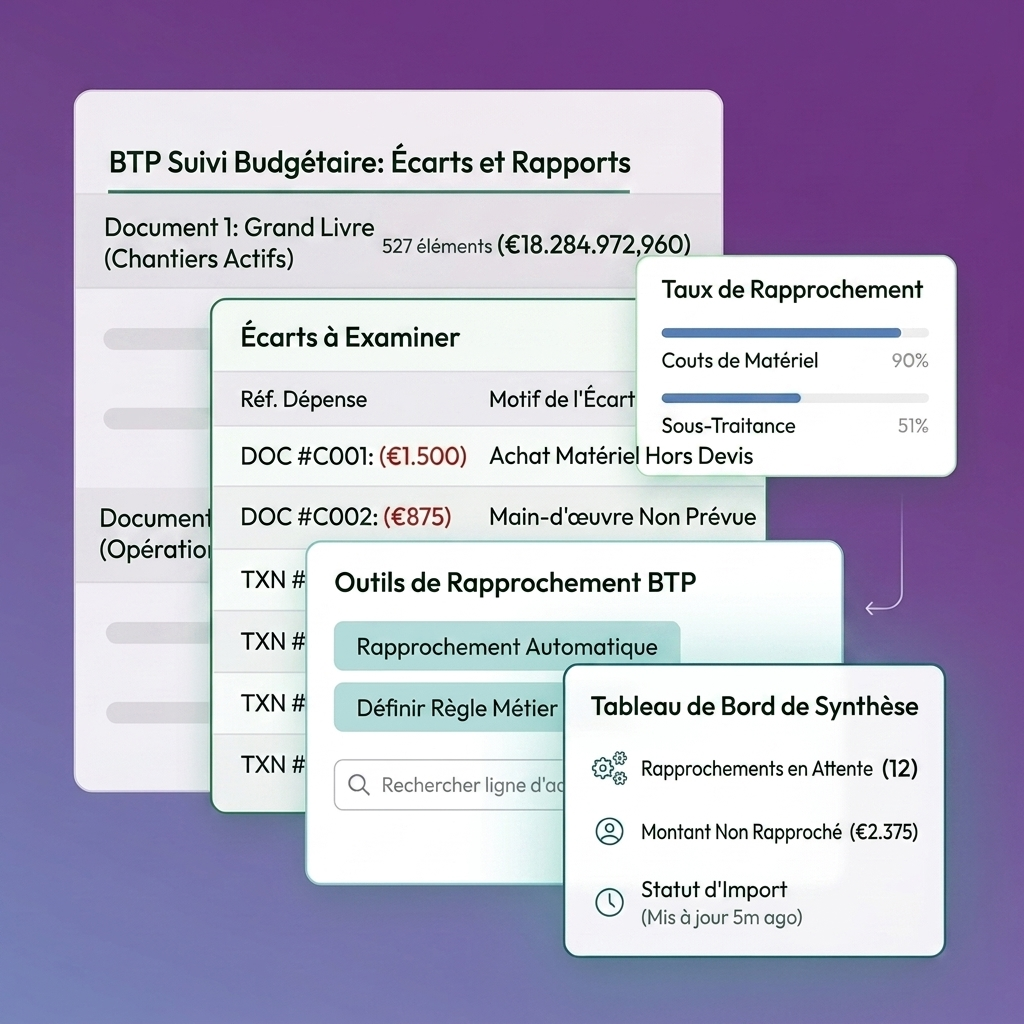 Infos éparpillées entre plusieurs documents et applications