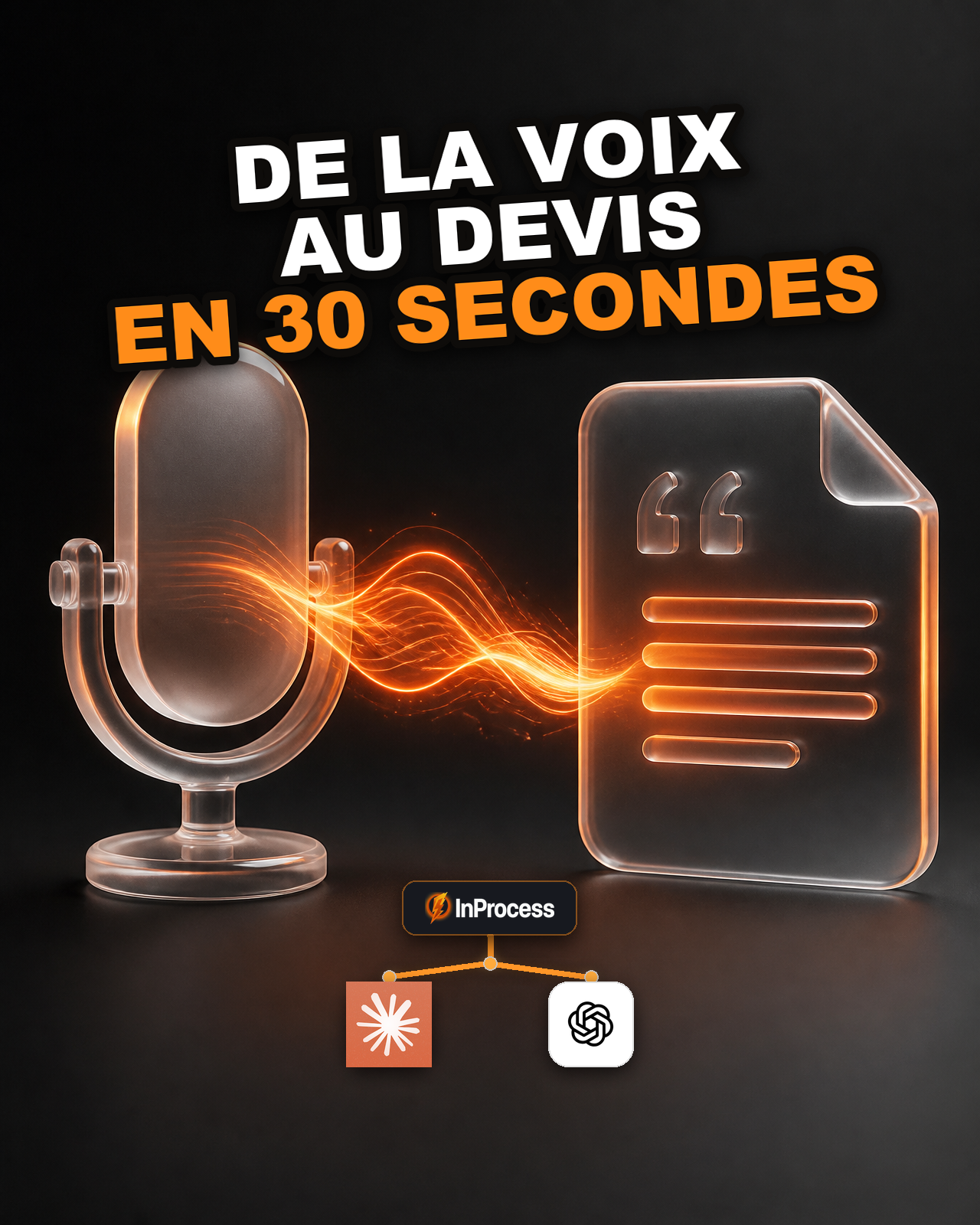 De la voix au devis en 30 secondes : un micro en verre transforme la parole en document de devis