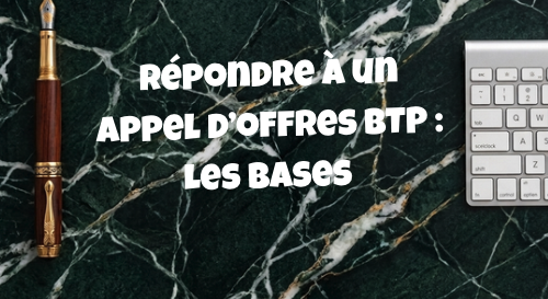 Dossier de consultation d’un appel d’offres BTP sur un bureau de chantier